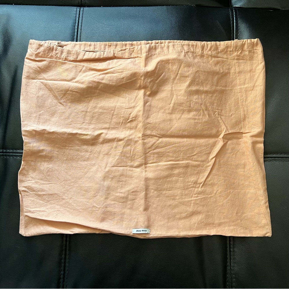 Authentic Miu Miu Dust Bag